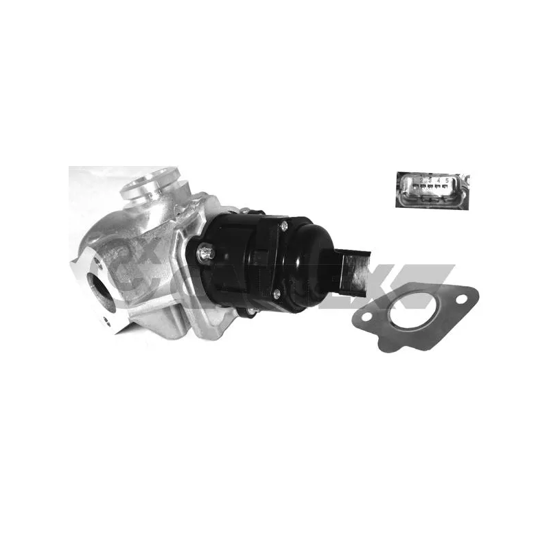 Vanne EGR, commande des gaz d'échappement CAUTEX 960002