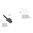 Lève-vitre arrière gauche ELECTRIC LIFE ZR FR73 L - Visuel 2