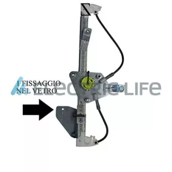 Lève-vitre arrière gauche ELECTRIC LIFE ZR PG730 L