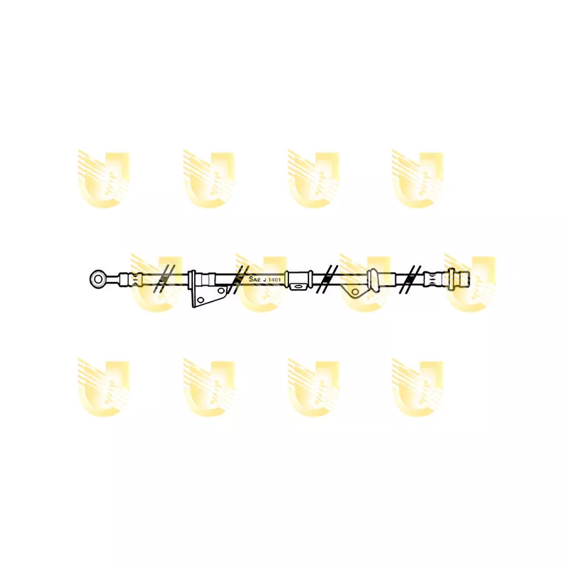 Flexible de frein avant gauche UNIGOM 376836