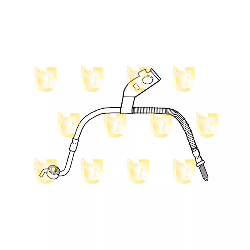 Flexible de frein avant droit UNIGOM 376952