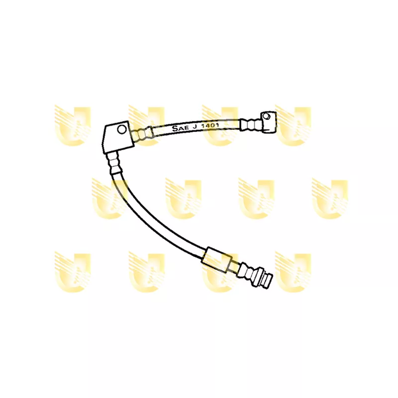 Flexible de frein avant droit UNIGOM 377012