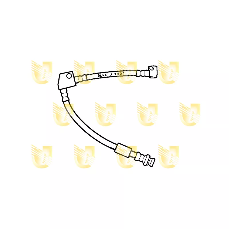 Flexible de frein avant gauche UNIGOM 377013