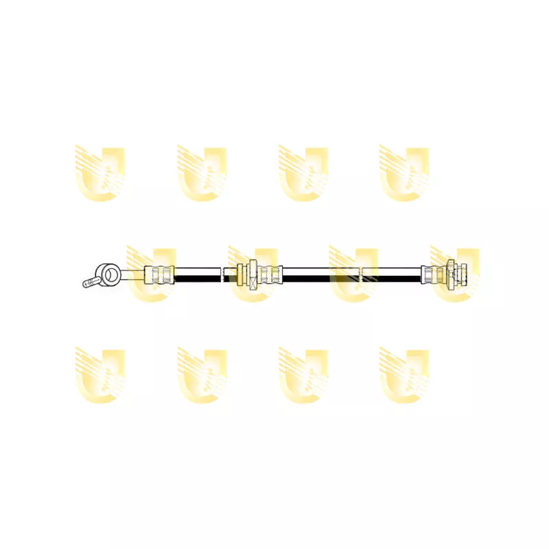 Flexible de frein avant gauche UNIGOM 378014