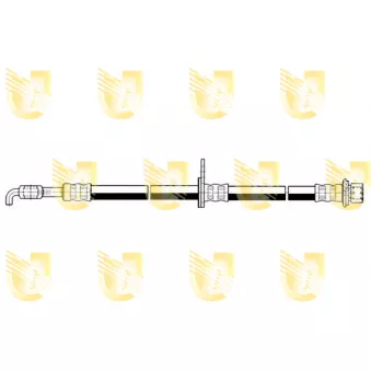 Flexible de frein avant gauche UNIGOM 378127