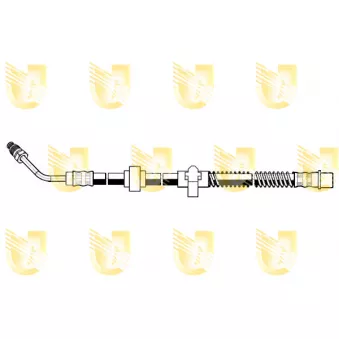 Flexible de frein arrière gauche UNIGOM 378176