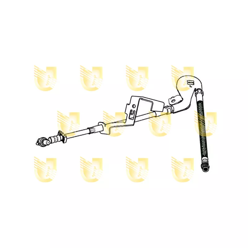 Flexible de frein avant gauche UNIGOM 378219