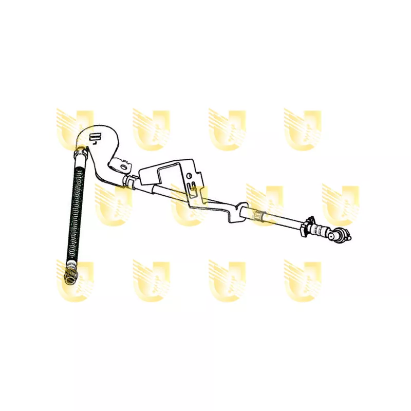 Flexible de frein avant droit UNIGOM 378220