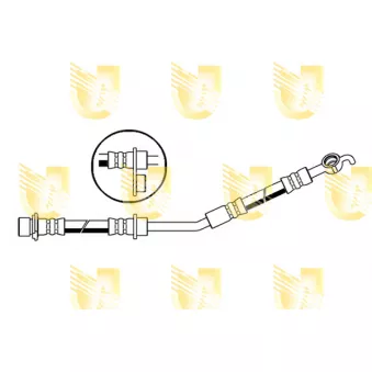 Flexible de frein avant droit UNIGOM 378406