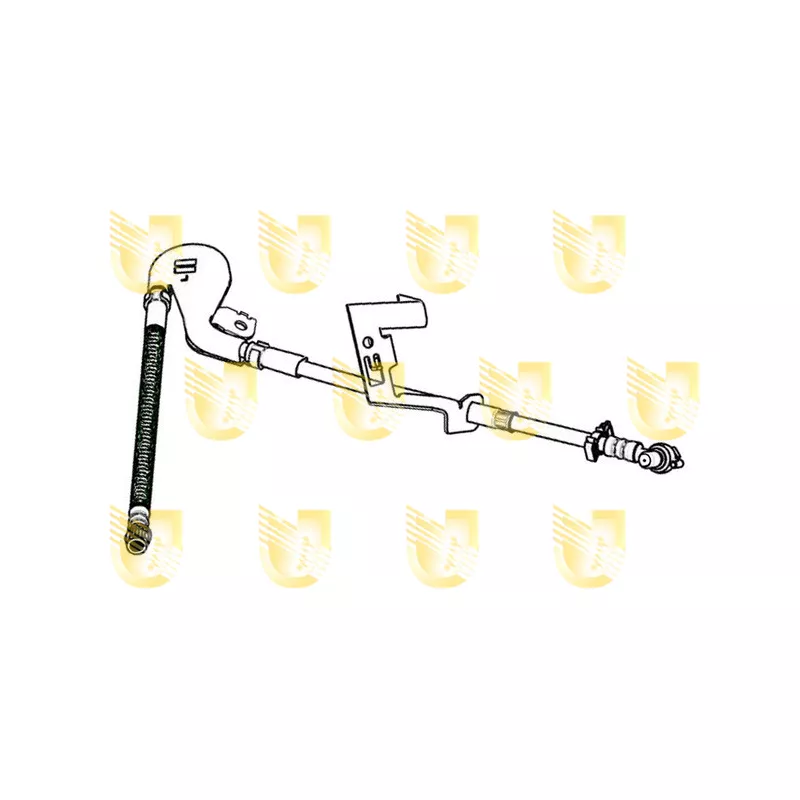 Flexible de frein avant droit UNIGOM 378434