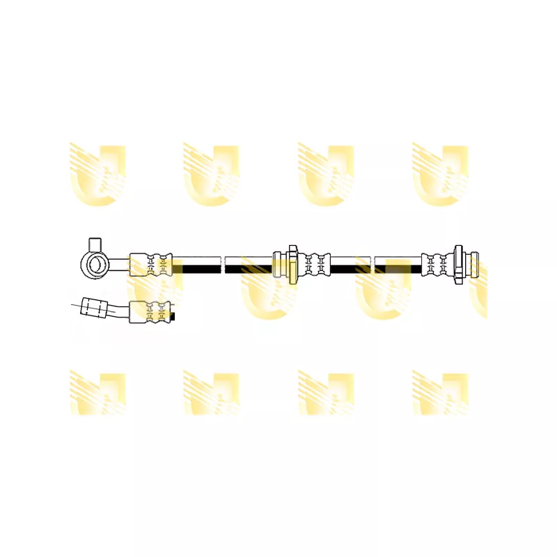 Flexible de frein avant gauche UNIGOM 378447