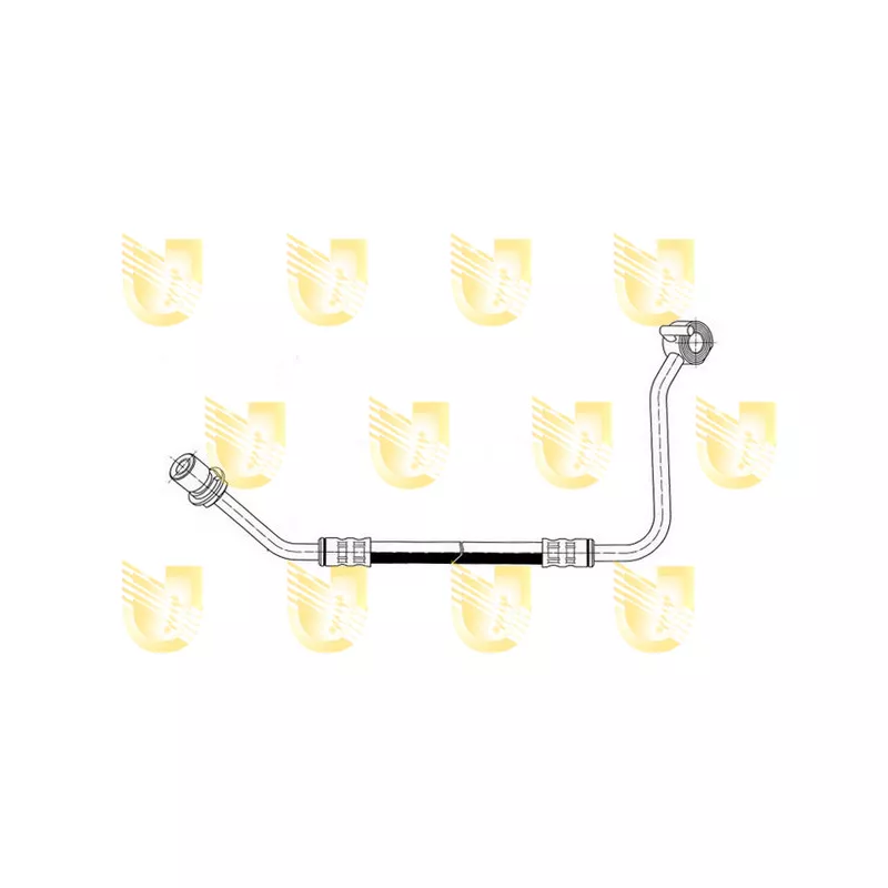 Flexible de frein avant gauche UNIGOM 379405