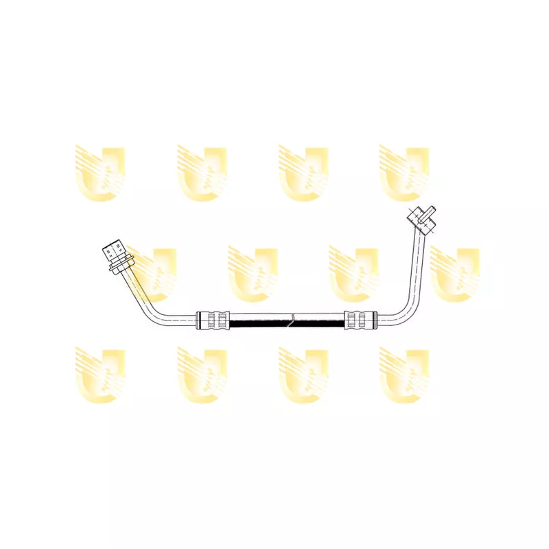 Flexible de frein avant droit UNIGOM 379406