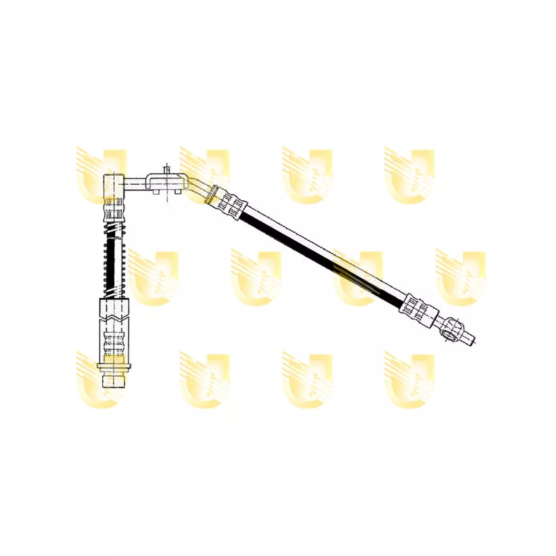 Flexible de frein avant droit UNIGOM 379804