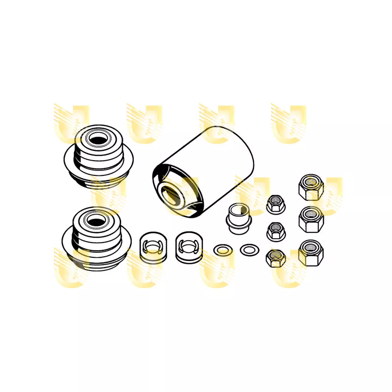 Kit de réparation, suspension de roue UNIGOM 391622K