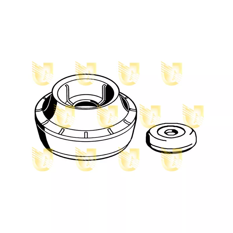 Kit de réparation, coupelle de suspension UNIGOM 391813