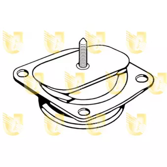 Support moteur avant droit UNIGOM 395247