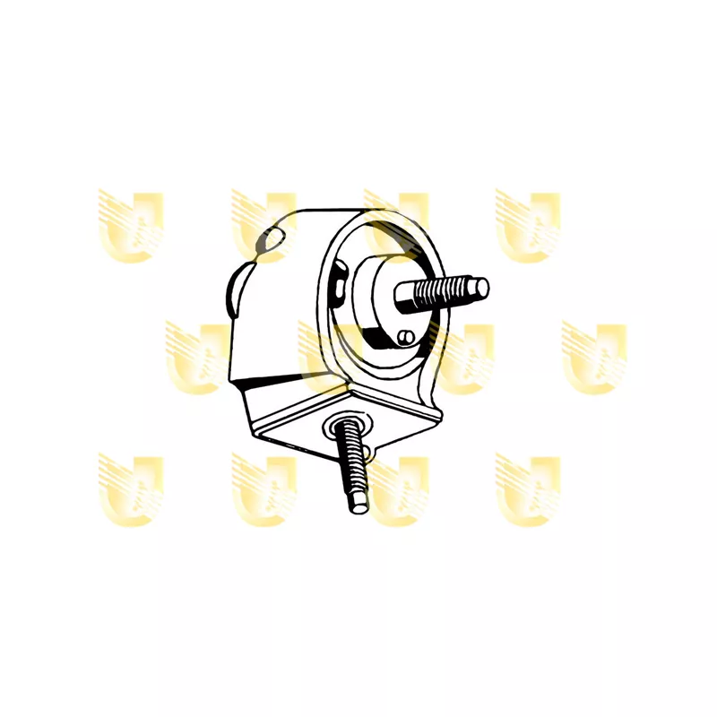 Support moteur avant gauche UNIGOM 396086