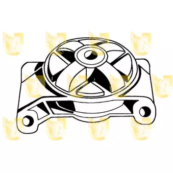 Support moteur avant gauche UNIGOM 396191