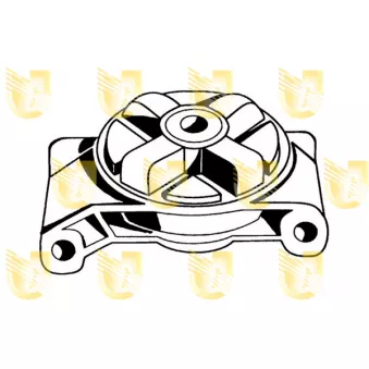 Support moteur avant gauche UNIGOM 396193
