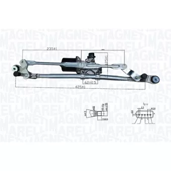 Système de nettoyage des vitres MAGNETI MARELLI 064376100010