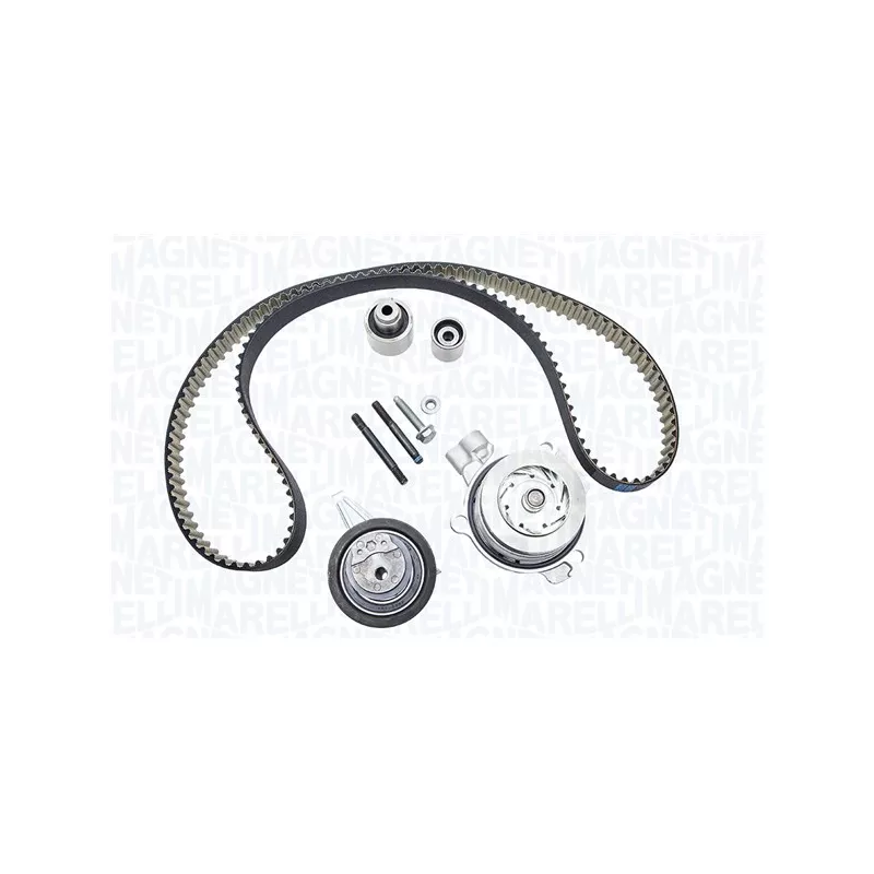 Pompe à eau + kit de courroie de distribution MAGNETI MARELLI 341406640001