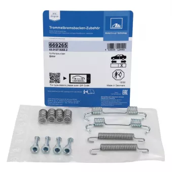 Kit d'accessoires, mâchoires de frein de stationnement ATE 03.0137-9265.2