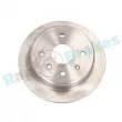 Jeu de 2 disques de frein arrière RAP BRAKES R-D0011 - Visuel 1