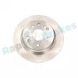 Jeu de 2 disques de frein arrière RAP BRAKES R-D0023 - Visuel 1
