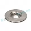 Jeu de 2 disques de frein arrière RAP BRAKES R-D0038 - Visuel 3