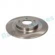 Jeu de 2 disques de frein arrière RAP BRAKES R-D0049 - Visuel 2