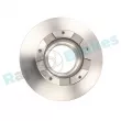 Jeu de 2 disques de frein arrière RAP BRAKES R-D0059 - Visuel 1