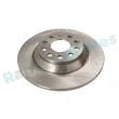 Jeu de 2 disques de frein arrière RAP BRAKES R-D0063 - Visuel 1