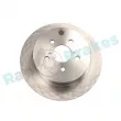 Jeu de 2 disques de frein arrière RAP BRAKES R-D0064 - Visuel 1