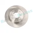 Jeu de 2 disques de frein arrière RAP BRAKES R-D0087 - Visuel 1