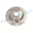 Jeu de 2 disques de frein arrière RAP BRAKES R-D0091 - Visuel 1