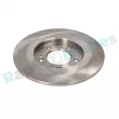 Jeu de 2 disques de frein arrière RAP BRAKES R-D0092 - Visuel 3