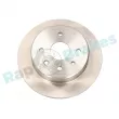 Jeu de 2 disques de frein arrière RAP BRAKES R-D0094 - Visuel 1