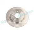 Jeu de 2 disques de frein arrière RAP BRAKES R-D0103 - Visuel 1