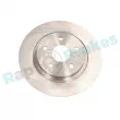 Jeu de 2 disques de frein arrière RAP BRAKES R-D0104 - Visuel 1