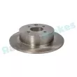 Jeu de 2 disques de frein arrière RAP BRAKES R-D0105 - Visuel 2