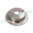 Jeu de 2 disques de frein arrière RAP BRAKES R-D0107 - Visuel 1