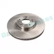 Jeu de 2 disques de frein avant RAP BRAKES R-D0123 - Visuel 1