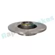 Jeu de 2 disques de frein arrière RAP BRAKES R-D0129 - Visuel 3
