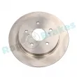 Jeu de 2 disques de frein arrière RAP BRAKES R-D0137 - Visuel 1