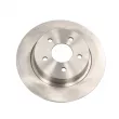 Jeu de 2 disques de frein arrière RAP BRAKES R-D0142 - Visuel 1