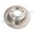 Jeu de 2 disques de frein arrière RAP BRAKES R-D0151 - Visuel 1