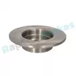 Jeu de 2 disques de frein arrière RAP BRAKES R-D0151 - Visuel 3
