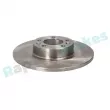 Jeu de 2 disques de frein arrière RAP BRAKES R-D0154 - Visuel 2