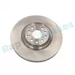 Jeu de 2 disques de frein avant RAP BRAKES R-D0155 - Visuel 1